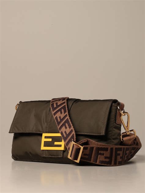 fendi baguette nylon|street style fendi baguette.